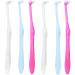 Sibba 6 Pack Tufted Brush - Soft Dental Orthodontic Toothbrush Set for Detail Cleaning - Compact Interdental Interspace Brush - Multicolor - Buy Online on GoSupps.com