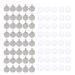 OBSEDE 80pcs Pendant Bezels and Clear Cabochon Domes Set for Photo Pendant Resin Craft Jewelry Making  40pcs Silver Pendant Trays with 40pcs Transparent Glass Cabochons 1 inch/25mm Matching