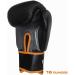Meister Pro Boxing Gloves with Wrist Support - 16 oz (Pair) Black/Orange - Buy Online on GoSupps.com