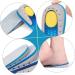 FOMIYES Height Increasing Gel Shoe Inserts for Men | Non-Slip Insoles & Heel Support - 3 Pairs - Buy Online on GoSupps.com