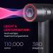 Tymo F hn - Ionic High Speed Hair Dryer for Travel & Home | 110 000 RPM Compact & Lightweight 3 Speeds 4 Heaters (Metallic Black & Red) - Buy Online on GoSupps.com