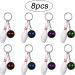 Buy Aweisile Mini Bowling Keychain - 8 Pieces Bowling Pins & Ball Key Trailer - Perfect Gift for Bowling Fans - Buy Online on GoSupps.com