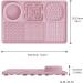 Buy Aodaliy XL Silicone Slip Mat for Dogs & Cats - BPA-Free Lick Mat for Bathing & Grooming (Pink) - Perfect Pet Accessory - Buy Online on GoSupps.com