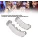 Syrisora Teeth Set Hip Hop Prop Teeth Accessory Decoration for Halloween Party Gift (Silver Set) - Buy Online on GoSupps.com