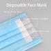 Wish Disposable Face Masks - Pack of 50 - 3 Ply - Wide Ear Loop for Extra Comfort - Ships from USA - Buy Online on GoSupps.com