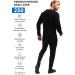 Shop Merino.tech 100% Merino Wool Underwear Set for Men - Thermal Long Sleeve Shirt Pants & Hiking Socks | XL Black - Buy Online on GoSupps.com