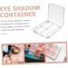 DRESSOOS 20 Pcs Boxes Eye Shadow Box Accessories Palettes Eyeshadow for DIY Empty Highlight Transparent - Buy Online on GoSupps.com