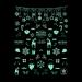 Nail Decal Manicure 3D DIY Santa Snowman Designs Christmas Luminous Nail Stickers(CY-020)