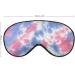 Buy Pink Blue Tie Dye Sleep Mask for Women - Adjustable Eye Shades Cover with Elastic Strap | International Shipping - Buy Online on GoSupps.com