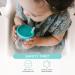 Grabease Baby Straw Cup 4oz - BPA-Free Toddler Sippy Cup in Teal - Buy Online on GoSupps.com