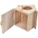 Tfwadmx Wooden Hanging Birdhouse for Garden Decor - Ideal Nest Box for Wren, Swallow, Sparrow, Hummingbird, Finch, Throstle - Buy Online on GoSupps.com