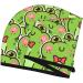 Cute Green Frog Microfiber Hair Towel - Soft Super Absorbent Wrap for Women | Quick Dry Coral Velvet Cap for Long Curly & Thick Hair - Buy Online on GoSupps.com