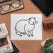 2 x Microfiber Cleaning Cloths - Adorable Sitting Capybara Design | Shop Internationally - Buy Online on GoSupps.com