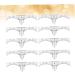 Hemoton 10pcs Set Makeup Ruler Makeup Gadgets Eyebrow Stencil Guide Scale Ruler Eyebrow Ruler Make up - Buy Online on GoSupps.com