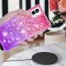 Buy Tivenfezk Nadoli Glitter Liquid Case for iPhone 15 Pro Max - Silicone Shockproof Gradient Shell in Pink & Purple | International Shipping - Buy Online on GoSupps.com