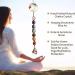 7 Chakras Healing Crystals Natural Gemstones Spiritual Gifts for Women Polished Tumbled Stones Positive Energy Spiritual Meditation Hanging Ornament/Window Ornament/Feng Shui (Healing Crystals-03) - Buy Online on GoSupps.com