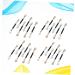 WOONEKY 30pcs Brush Eyeshadow Sponge Tipped Oval Makeup Tool Eye Shadow Applicator Makeup Eyeshadow Brush - Buy Online on GoSupps.com