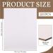 20 Pcs White Book Board Binders Board Chipboard Sheets 12.5 x 10 Inch 80PT - Heavy Duty Bookbinding Supplies - Buy Online on GoSupps.com
