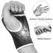 JUSDIQIR Palm Brace Wrist Support Sleeves (1 Pair) - Everyday Use Compression Carpal Tunnel Brace for Wrist Pain Relief - Fitness & Sports Gloves for Men and Women (Black) - Buy Online on GoSupps.com
