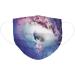 Goddess Accent 50 Pack Disposable Face_Mask Cute Floral Tie Dye Printed Protection for Adults Women - Buy Online on GoSupps.com