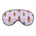 Midsummer Cicada Sleep Mask Eye Cover for Sleeping Blindfold with Adjustable Strap Blocks Light Night Travel Nap for Men Women