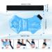 Newgo Ankle Ice Bag for Pain Relief | Reusable Hot Cold Therapy Gel | Ice Pack for Foot Injuries Ankle Swelling & Sprains | Light Blue - Buy Online on GoSupps.com