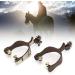 Horse Spurs Low Carbon Steel Horse Boot Spurs Decoration West Cowboy Style Horse Spurs for Riding - Buy Online on GoSupps.com