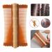 Lovehomily Double-Sided Head Lice Comb - Low-Expansion Ridge Bamboo Design for Adults & Kids - Effective Fine Dental Care (Orange) - Buy Online on GoSupps.com