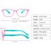 AetrvoHope Blue Light Blocking Glasses for Kids Children's Computer Glasses for Age 4-13 Unbreakable Frame Anti-Blue Ray Glasses With Case Anti UV400 & Eyestrain Pink - Buy Online on GoSupps.com