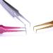Silver 90 Degree Volume Eyelash Extension Tweezers for Mega Volume & Classic Lash Techniques - Buy Online on GoSupps.com