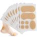 Moleskin for Feet 10Sheets Foot Care Tape Patches Pre-Cut Waterproof Adhesive Soft Foam Sticker Moleskin Pads Reduce Chafing Pain Hiking Friction Blister Prevention from New Shoes Heels Boots 10 Sheets