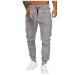 Lovely Nursling Sweatpants for Men Big and Tall, Men's Hiking Cargo Pants Slim Fit Stretch Jogger Waterproof Trousers Z05-grey X-Large