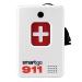 SmartGo 911 Help Now No Monthly Fees One-Touch Direct Connect Emergency Communicator Medical Alert Button Pendant - White