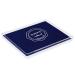 RNKP Large Blue Ink Pad for Rubber Stamps, 5  4 inch Ink Stamp Pads Permanent for Paper Wood Fabric (Blue)