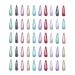 Frcolor 50 Pieces Snap Hair Clips Glitter Snap Clip Hair Clips for Girls Toddlers Kids (Mixed Color)