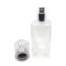 Z nitude Glassworks 50ml Empty Glass Perfume Spray Bottle Atomiser Refillable Crystal Cap (Silver)