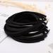 Nenjindz Black Satin Headbands - 1 cm Thin Plastic Headband for Girls & Women - 20PCS DIY Plain Non Slip Hairbands in Pure Black Fabric - Buy Online on GoSupps.com