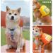 Komate Pet Backpack Harness Cute Adjustable Puppy Saddle Bag Waterproof Pet Self- wearing Zippered Backpack Harness with Leash Set for Small Medium Dogs Outdoor Activities M: 15 x 15 x 6cm Blue - Buy Online on GoSupps.com
