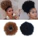 Faderr Afro-Puff Wig - Short Curly Synthetic Hair Extension for Updos (1#) | Shop Internationally - Buy Online on GoSupps.com