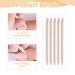 Punwey 100-Piece Double-Sided Rose Wooden Nail Shaping Sticks - 4.5 Inch Manicure & Pedicure Tool for Perfect Nails - Buy Online on GoSupps.com