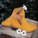 Winter & Autumn Women's Slim Zipper Low Heel Ankle Boots - Casual Solid Color Cowboy Boots for Comfort & Style | Round Toe Western Knight Work Boots - Buy Online on GoSupps.com