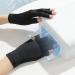 Anti UV Gloves for Nail Lamp Light Manicure Gloves UV Protection Gloves Fingerless UV Light Gloves for Gel Nail Lamp Hand (Cherry Pink) - Buy Online on GoSupps.com