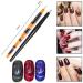 WOKOTO 5Pcs Cat Eye Nail Art Magnetic Pen Set - Double-Headed Tools for UV Gel Polish & Manicure - Perfect for Nail Art Enthusiasts - Buy Online on GoSupps.com