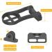Garmin Bike Mount for Edge 130 200 500 510 520 800 810 820 1000 1030 - Compatible with Wahoo, Bryton, Cateye, Bike Lights and GoPro - Black - Buy Online on GoSupps.com
