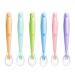 Pandaear 6 pieces Feeding spoon children spoon set Set multi-colored Silicone Synx Breight Breight BPA free cutlery tablespoon for baby toddler infant baby spoon