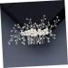 FRCOLOR Hair Comb for Bride Wedding Hair Clips for Brides Pearl Hair Pin Wedding Hair Comb Hair Barrettes Bride Hair Clip Wedding Headpiece for Bride Pearl Clips for Hair Wedding Tiara - Buy Online on GoSupps.com