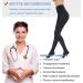 Buy Medical Compression Pantyhose 20-30 mmHg for Women & Men | Open Toe Support Stockings for Edema & Varicose Veins - Black Medium - Buy Online on GoSupps.com