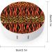 Cheetah And Tiger Skin Pattern Round Case For Contact Lens Kit Storage Box with Mirror Printed - Buy Online on GoSupps.com