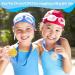 Buy Comfortable Bathing Caps for Kids & Adults - 2-Pack Elastic Swim Caps with Earplugs & Nasal Clip - Buy Online on GoSupps.com
