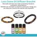 Buy Wild Essentials Turquoise & Hematite Lava Stone Essential Oil Diffuser Bracelet - Aromatherapy Jewelry for Men & Women - Expandable Up to 8 Inches - Buy Online on GoSupps.com